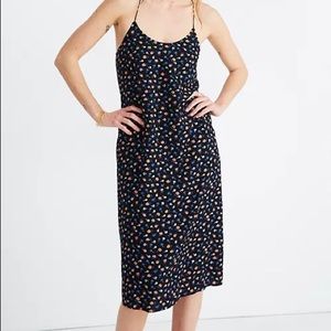 Madewell Tie Back Slip Dress in Prairie Posies